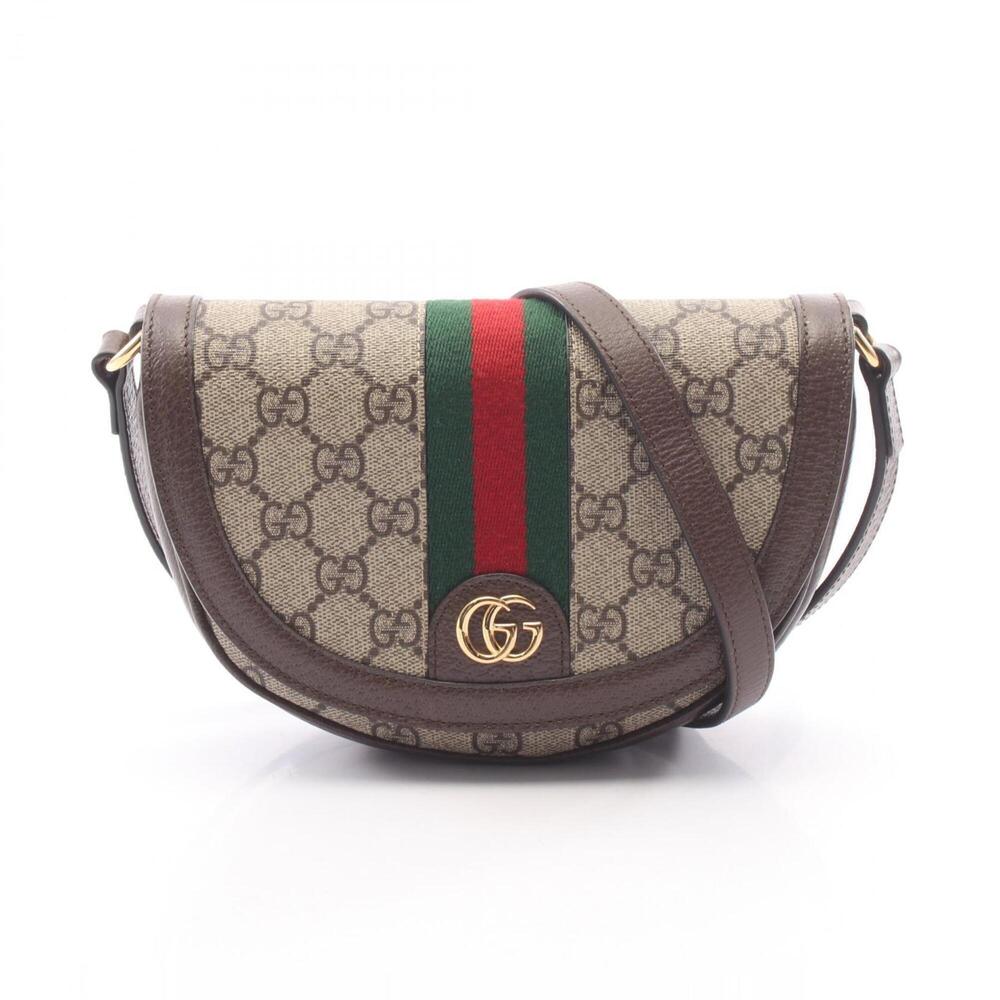 Gucci Ophidia GG Supreme Shoulder Bag/Handbag, Coated Canvas and Leather, Wom...